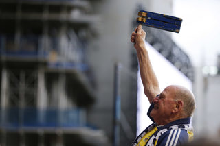 Tottenham fan during the game