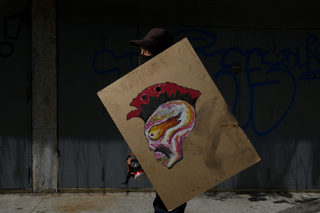 The Wider Image: Venezuela's shield-bearing protesters