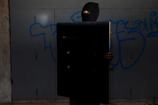 The Wider Image: Venezuela's shield-bearing protesters
