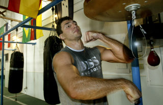 BOXER WLADIMIR KLITSCHKO WORKS OUT IN LOS ANGELES;BOXER WLADIMIR KLITSCHKO WORKS OUT IN LOS ANGELES