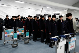 North Korean Olympic team arrives in South Korea