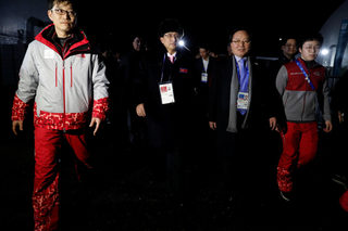 North Korean Olympic team arrives in South Korea