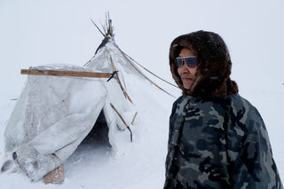 The Wider Image: Russian voting starts early for reindeer herders