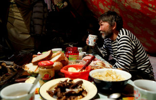 The Wider Image: Russian voting starts early for reindeer herders