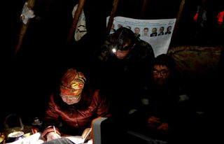 The Wider Image: Russian voting starts early for reindeer herders