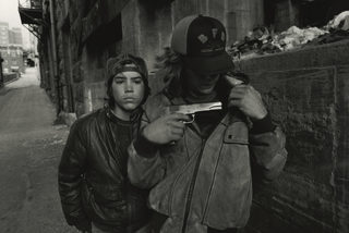 MEMÂ©Rat and Mike with a Gun,1983.jpg