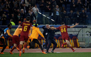 Champions League Quarter Final Second Leg - AS Roma vs FC Barcelona