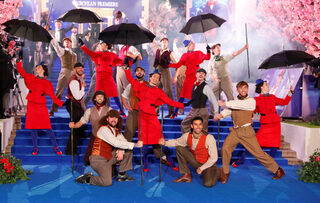 The European premiere of "Mary Poppins Returns" in London