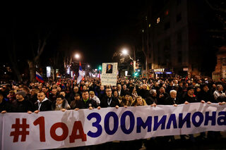 Russia's President Vladimir Putin visits Serbia