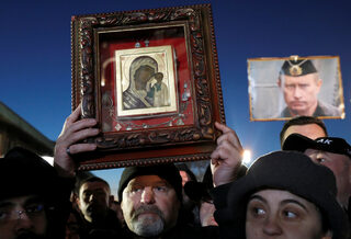 Russia's President Vladimir Putin visits Serbia