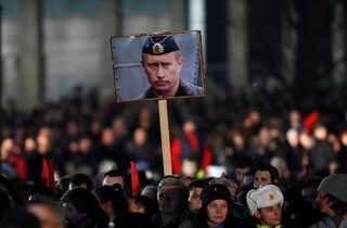 Russia's President Vladimir Putin visits Serbia