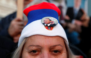 Russia's President Vladimir Putin visits Serbia