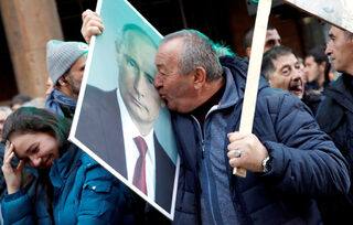 Russia's President Vladimir Putin visits Serbia