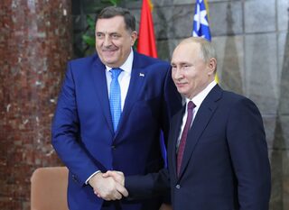 Russian President Vladimir Putin visits Serbia