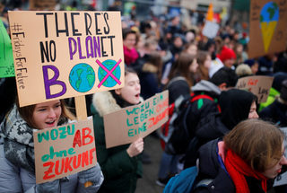 "Fridays for Future" protest against coal and for climate protection in Berlin