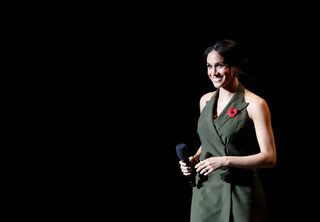 FILE PHOTO: Britain's Meghan, Duchess of Sussex attends the closing ceremony of the Invictus Games at the Qudos Bank Arena in Sydney