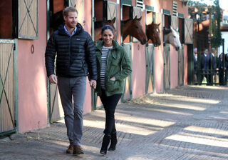 FILE PHOTO: Britain's Prince Harry and Meghan, Duchess of Sussex, visit Morocco
