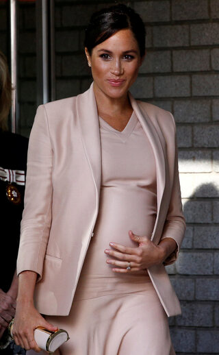 FILE PHOTO: Meghan, Duchess of Sussex visits the National Theatre
