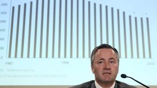 Нетната печалба на "<span class="highlight">Телеком</span> <span class="highlight">Аустрия</span>" се е повишила двойно