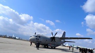 Фотогалерия: Третият транспортен самолет C-27J "Спартан" пристигна в София