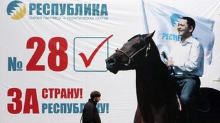 Киргизстан спира чуждестранните новини предизборно