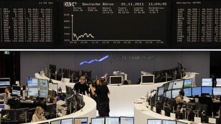 Европейските акции с първи ръст за последните 2 сесии