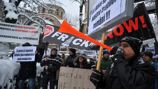 Протест за окончателна забрана на шистовия газ в София