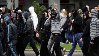 Албанци протестираха в Скопие срещу ареста на мюсюлмани