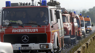 Пожар избухна на <span class="highlight">газостанция</span> на пътя Варна - Бургас