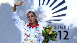 Ивет Лалова и <span class="highlight">Тезджан</span> <span class="highlight">Наимова</span> влязоха в тройката на 100 м в Риети