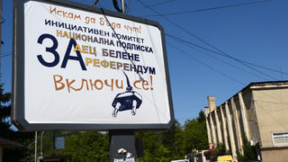 Инициаторите на референдума протестират, че АЕЦ "Белене" отпада от допитването