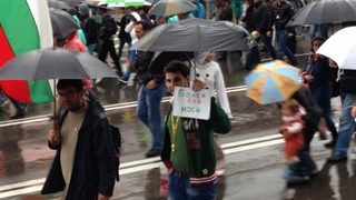 Седемнадесетият поред протест и танцът на чадърите (хронология)