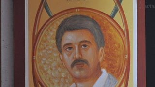 Цветан Василев е изографисан като ктитор и епитроп в манастира в Гигинци