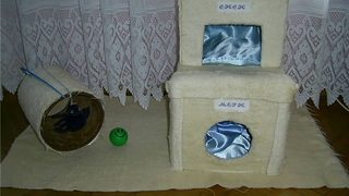 Страхотната котешка къщичка