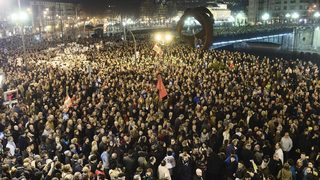 Десетки хиляди баски националисти протестираха в подкрепа на затворниците от <span class="highlight">ЕТА</span>