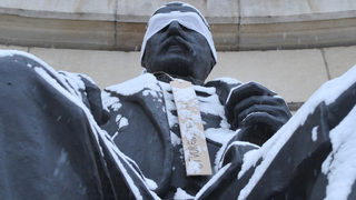 Фотогалерия: Протестът на паметниците