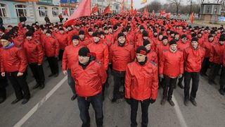 Две шествия - за и против присъединяването на Крим, преминаха в Москва