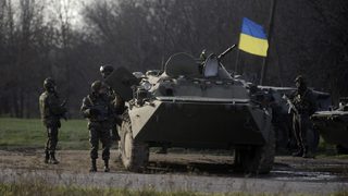 <span class="highlight">Проруски</span> <span class="highlight">демонстранти</span> обезоръжиха 500 украински десантчици край Краматорск