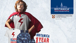 Спечели целогодишен курс по английски език с <span class="highlight">BRITANICA</span>, вземи своя Super Hero Pack!