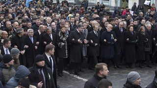 Фотогалерия: Една година след събитията на Майдана