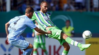 "Волфсбург" започна по шампионски защитата на Купата на Германия
