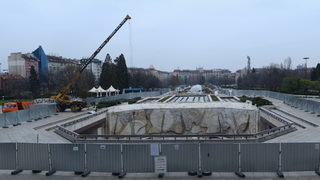 Ремонтът пред НДК с нов краен срок - напролет (обновена)