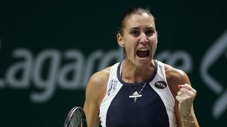 <span class="highlight">Пенета</span> остана в играта след трудна победа над Радванска във финалите на WTA