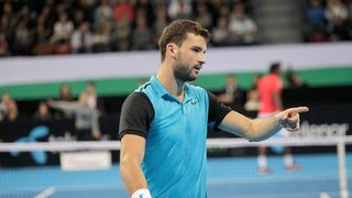 Григор Димитров победи Монфис в демонстративния мач в "Арена Армеец"