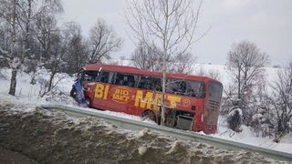 Автобуси по линията София - Варна се сблъскаха при Омуртаг