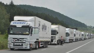 Български превозвачи отново организираха контраблокада на гръцката граница