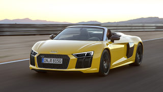 Новото "Ауди" R8 Spyder V10 ще продължи да разчита на атмосферен мотор
