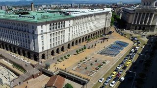 Антична Сердика и Ларгото, снимани от Дроньо