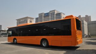 Фотогалерия: Новите автобуси от Китай за Столичния градски транспорт
