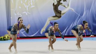 Ансамбълът стана пети в многобоя на европейското по художествена гимнастика